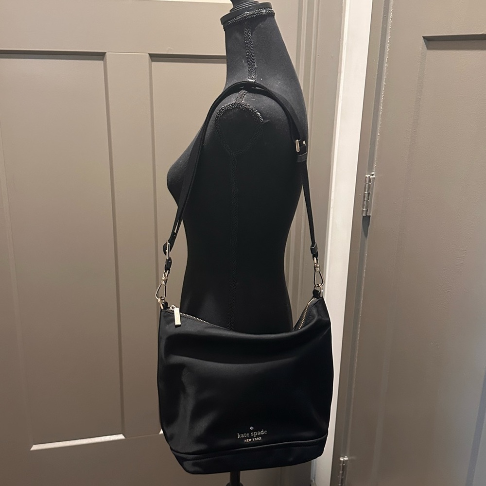 Kate Spade Black Bucket Bag